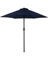 Sunnydaze Outdoor Patio Market Umbrella W/ Tilt & Crank In Blue