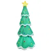 Sunnydaze Outdoor Pre-lit Towering Christmas Tree Inflatable Yard Decoration - 9.5' - Green