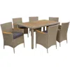 Sunnydaze Foxford 7-piece Outdoor Dining Patio Furniture Set