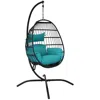 Sunnydaze Dalia Hanging Egg Chair With Seat Cushions