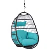 Sunnydaze Dalia Hanging Egg Chair With Seat Cushions