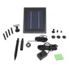 Shop Sunnydaze Outdoor Solar Powered Water Pump And Panel Bird Bath Fountain Kit With Battery Pack And Led Lights -
