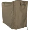 Sunnydaze Outdoor Weather-resistant Durable Polyester With Pvc Backing Firewood Log Hoop Cover - 8' - Khaki