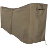Sunnydaze Outdoor Weather-resistant Durable Polyester With Pvc Backing Firewood Log Hoop Cover - 8' - Khaki