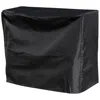 Sunnydaze Outdoor Weather-resistant Heavy-duty Polyester With Pvc Backing Firewood Log Rack Cover - 4' - Black
