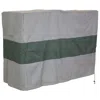 SUNNYDAZE OUTDOOR WEATHER-RESISTANT HEAVY-DUTY POLYESTER WITH PVC BACKING FIREWOOD LOG RACK COVER - 4' 2" - GR