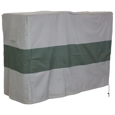 Sunnydaze Outdoor Weather-resistant Heavy-duty Polyester With Pvc Backing Firewood Log Rack Cover - 4' 2" - Gr