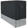 Sunnydaze Outdoor Weather-resistant Heavy-duty Polyester With Pvc Backing Firewood Log Rack Cover - Gray And B