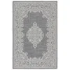 SUNNYDAZE PARISIAN PARADISE INDOOR AREA RUG IN ASH - 5 FT. X 7 FT.