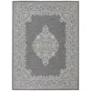 Sunnydaze Parisian Paradize Indoor Area Rug In Ash - 8 Ft. X 10 Ft.