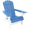 Sunnydaze Plastic All-weather Outdoor Adirondack Chair With Drink Holder