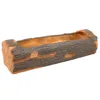 SUNNYDAZE POLYRESIN DECORATIVE OUTDOOR RAISED RUSTIC LOG PLANTER FOR GARDEN, PATIO, DECK, YARD, PORCH AND BALC