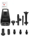 Sunnydaze Pond Pump With Filter And 3 Spray Heads 120-volt Electric With $7 Credit In Black