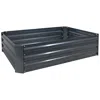 Sunnydaze Raised Corrugated Galvanized Steel Rectangle Garden Bed For Plants, Vegetables, And Flowers - 47" W