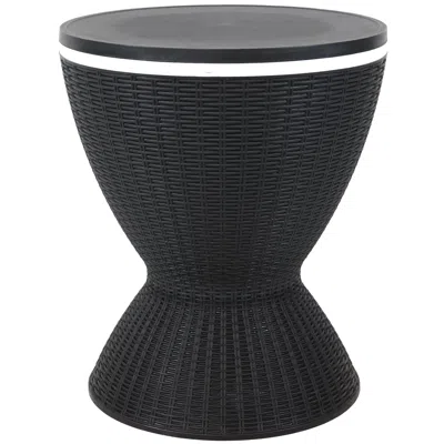 Sunnydaze Rattan-look Adjustable-height Patio Cooler In Grey
