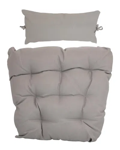 SUNNYDAZE SUNNYDAZE REPLACEMENT SEAT AND HEADREST CUSHION FOR CAROLINE EGG CHAIR