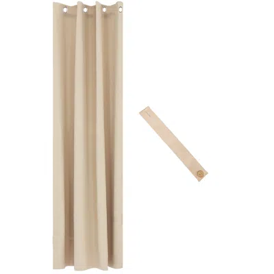 Sunnydaze Room Darkening Curtain Panel With Grommet Top - 52 X 107.5 In. - Beige