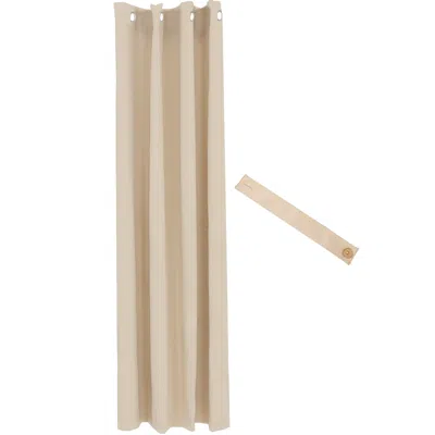 Sunnydaze Room Darkening Curtain Panel With Grommet Top - 52 X 84 In. - Beige