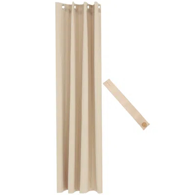 Sunnydaze Room Darkening Curtain Panel With Grommet Top - 52 X 96 In. - Beige In Neutral