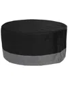 Sunnydaze Round 2-tone Outdoor Fire Pit Cover In Grey