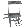 SUNNYDAZE RUSTIC, VINTAGE FLOWER CART DISPLAY STAND CANDY CART WITH WHEELS FOR A WEDDING, PARTY, OR EVENT - GR