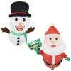 SUNNYDAZE SANTA AND FROSTY CHRISTMAS WINDOW INFLATABLE DUO