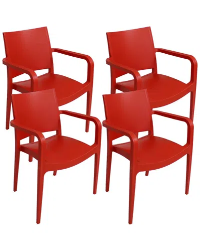 Sunnydaze Set In Red