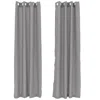 Sunnydaze Simply Styles Indoor/outdoor Light Filtering Curtain Panels With Grommet Top - 52" X 84" - 2pc