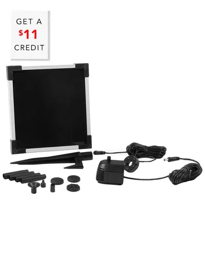 SUNNYDAZE SUNNYDAZE SOLAR PUMP AND PANEL KIT WITH BATTERY PACK AND LIGHT WITH $11 CREDIT