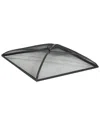 Sunnydaze Spark Screen 30in Square Heavy-duty Steel Mesh Fire Pit Cover Accessory In Black