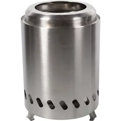 Sunnydaze Stainless Steel Tabletop Smokeless Fire Pit