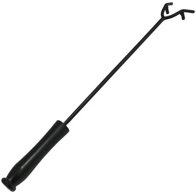 Sunnydaze Steel Camp Fire Pit Or Fireplace Log Poker Stick Tool With Heat-resistant Handle - 16"