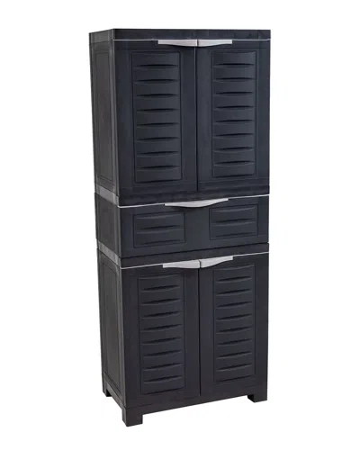 Sunnydaze Storage Cabinet With 2 Adjustable Shelves