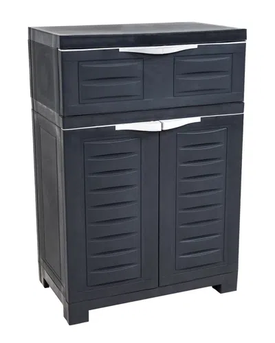 Sunnydaze Storage Cabinet With Adjustable Shelf In Multi