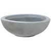 Sunnydaze Weather-resistant Polyresin Double-walled Percival Outdoor Flower Pot Planter - 20.75" - Gray - 1 Pl