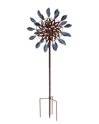 Sunnydaze Whirling Petals Powder-coated Wind Spinner