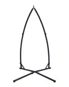 Sunnydaze X-stand For Hanging Hammock Chairs Black Powder-coated Steel Frame In Black