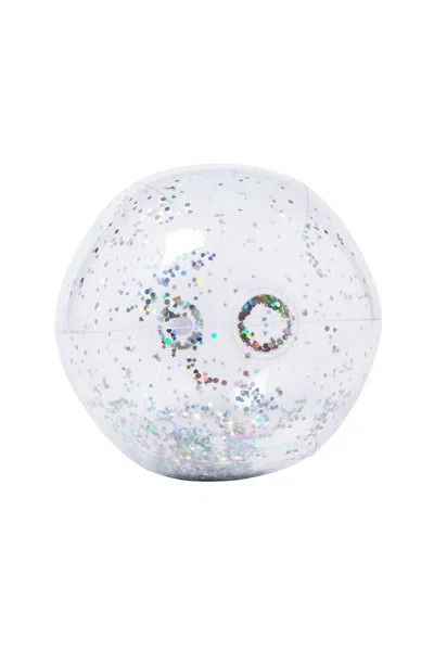 Sunnylife 3d Inflatable Beach Ball Cotton Candy Glitter