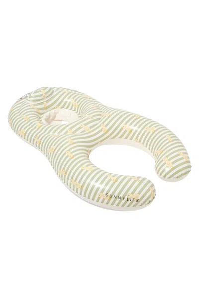 Sunnylife Baby Seat Eu Duck Sage Stripe In Multi