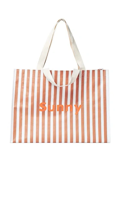 Sunnylife Carryall Beach Bag In Orange