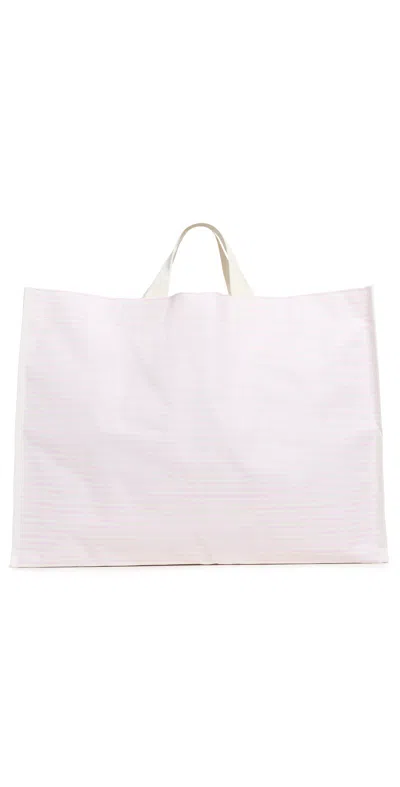 Sunnylife Carryall Beach Bag Pink Stripe