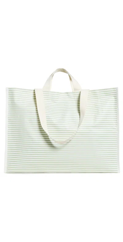 Sunnylife Carryall Beach Bag Sage Stripe