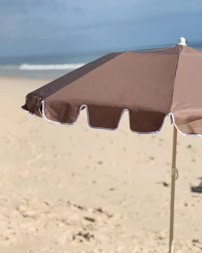 Sunnylife Compact Beach Umbrella In Brown