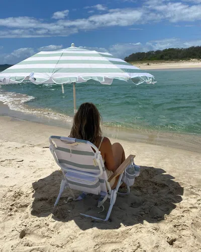 Sunnylife Deluxe Beach Chair In White