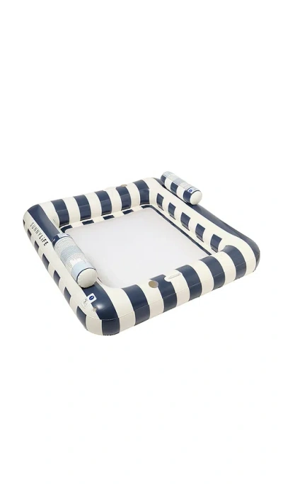 Sunnylife Deluxe Twin Hammock Le Weekend In Navy Stripe