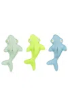 Sunnylife Dive Buddies Shark Tribe Blue Neo Citrus Set Of 3