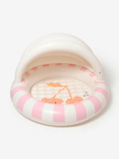 Sunnylife Girls Inflatable Pool Cotton Candy Cherry In Pink