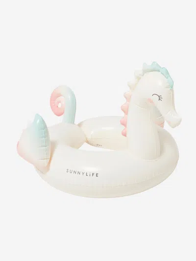 Sunnylife Babies' Girls Melody The Mermaid Tube Pool Ring In White