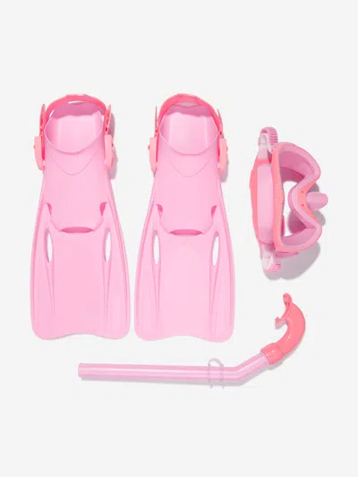 Sunnylife Girls Sea Seeker Medium Dive Set In Pink