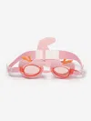 Shop Sunnylife Girls Swim Goggles Cotton Candy Cherry In Pink